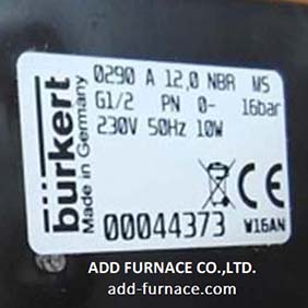 Burkert 0290 A 12,0 NBR MS (230V)